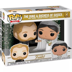 Funko Pop! Royals: The Duke & Duchess of Sussex 2-Pack (Sun Damage)