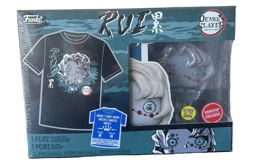 Funko Tees Size L - Demon Slayer: Rui (Glows In The Dark) [Gamestop Exclusive] #465
