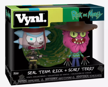 Funko Vynl. Rick And Morty Seal Team Rick & Scary Terry Vinyl Figures