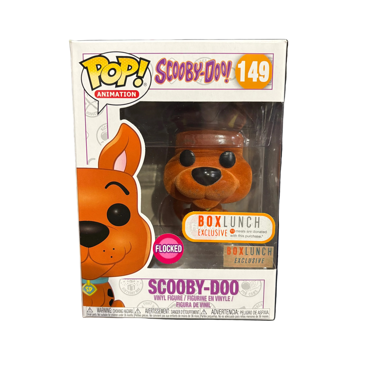 Funko Pop! Scooby-Doo (Flocked) [BoxLunch Exclusive] #149