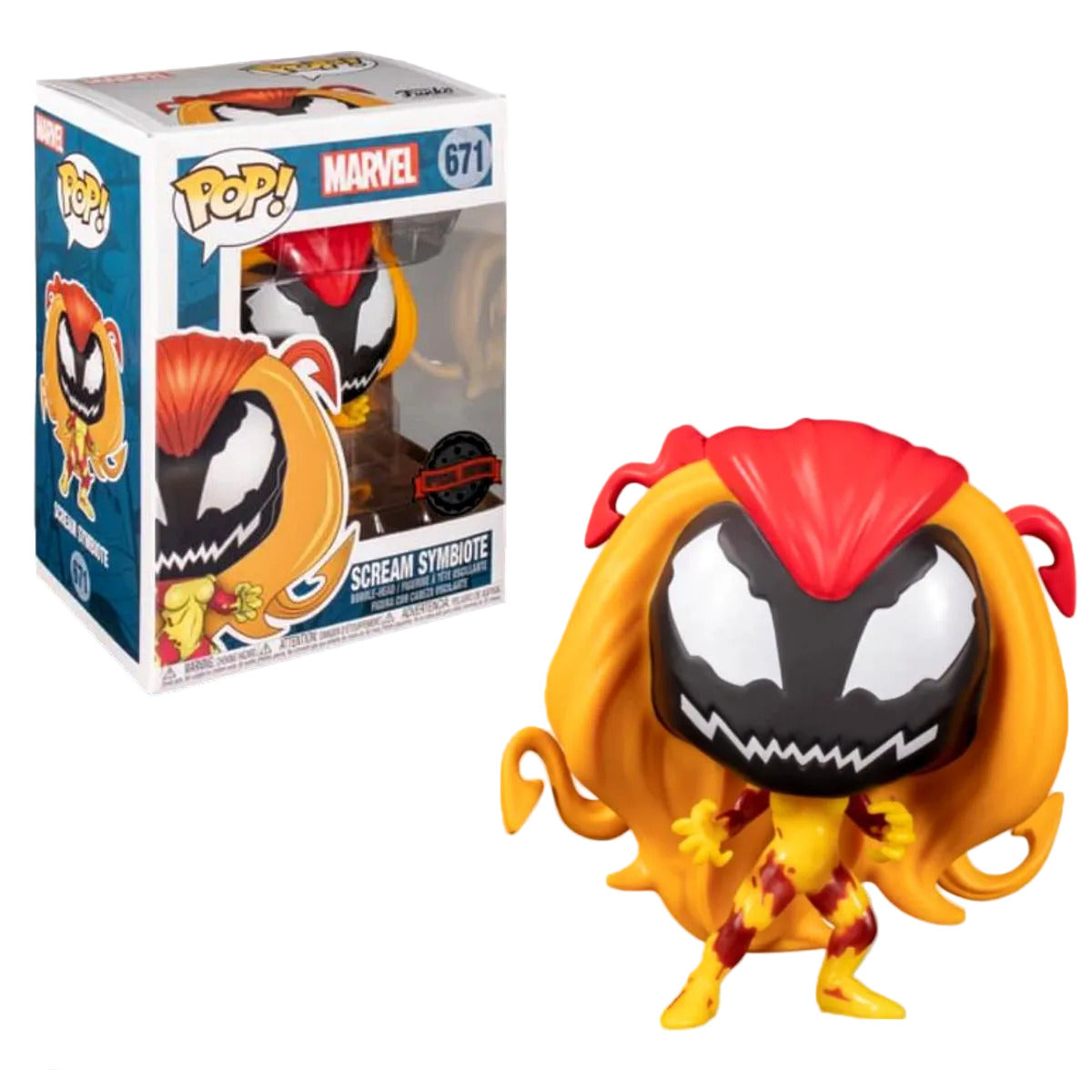 Funko Pop! Marvel: Scream Symbiote (Special Edition) #671