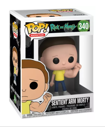 Funko pop! Rick And Morty , Sentient Arm Morty #340