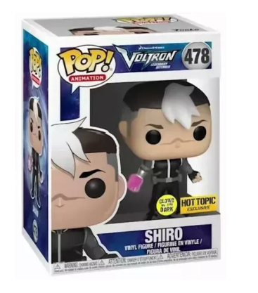 Funko Pop! Voltron – Shiro #478 (Glow in the Dark, Hot Topic Exclusive)
