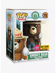 Funko Pop! Smokey Bear (Flocked) [Hot Topic Exclusive] #75