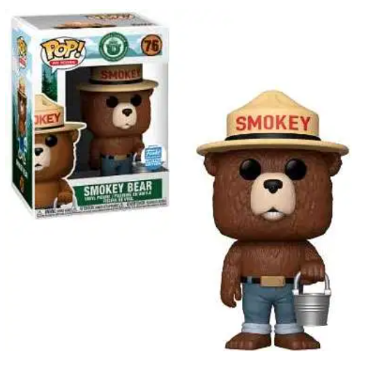 Funko POP! Ad Icons Smokey Bear Exclusive Vinyl Figure #76 [Bucket]