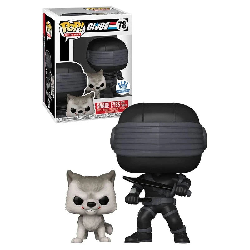 Funko Pop! Snake Eyes with Timber (Exclusive) #78