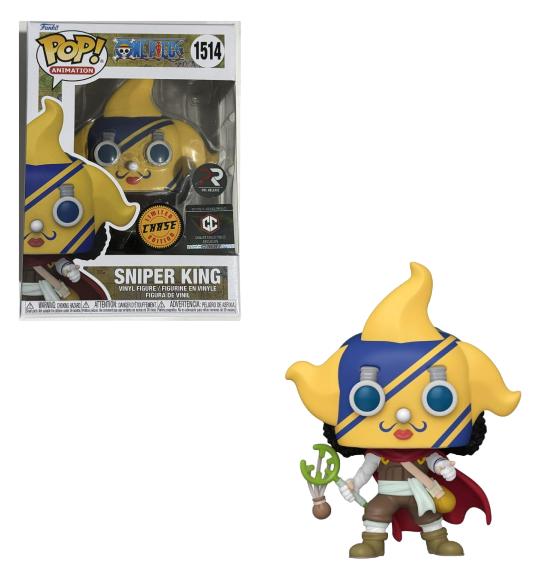 Funko Pop! One Piece: Sniper King (Chase) [Chalice Collectibles Exclusive Pre-Release] #1514 [PopShield Armor Premium Hard Protector Included]