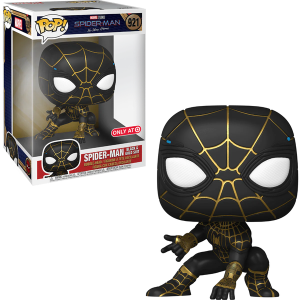 Funko Pop! Jumbo - Spider-Man Black & Gold Suit (Target Exclusive) #921