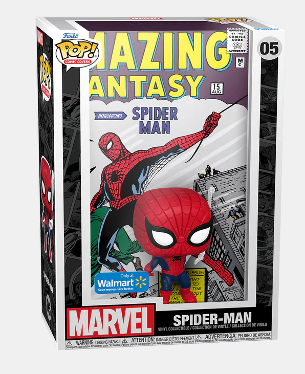 Funko Pop! COMIC Cover Art Marvel - Amazing SPIDER-MAN #05 [WALMART EXCLUSIVE]