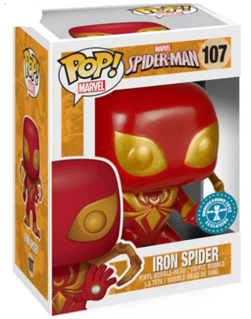 Iron Spider - #107 - Funko Pop! - Underground Toys Exclusive