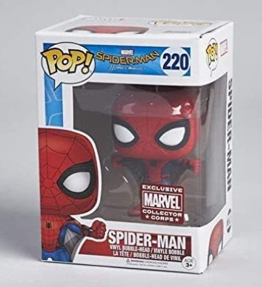Funko Pop! Marvel Collector Corps: Spider-Man Homecoming - Spider-Man with Web Wings Exclusive -
