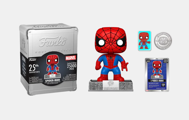 FUNKO POP! MARVEL CLASSICS SPIDER-MAN 25th ANNIVERSARY [2023 SDCC SHARED EXCLUSIVE]