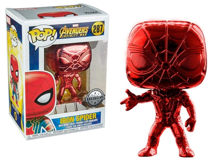 Funko Pop! Avengers Infinity War - Iron Spider [Red Chrome] #287 - [EXCLUSIVE - SUPER RARE!!!]