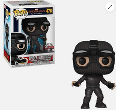 Funko Pop! Marvel Spider-Man In Stealth Suit and Goggles Up Vinyl Figure #476