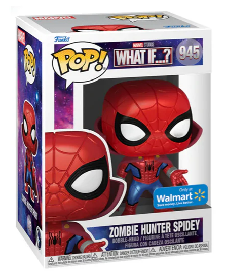 Funko Pop! Marvel #945 - What If...? - Zombie Hunter Spidey Walmart Exclusive Vinyl Figure