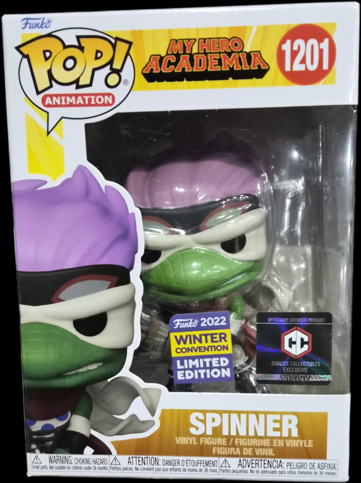 Funko Pop! My Hero Academia: Spinner (2022 Winter Convention) (Chalice Collectibles) #1201