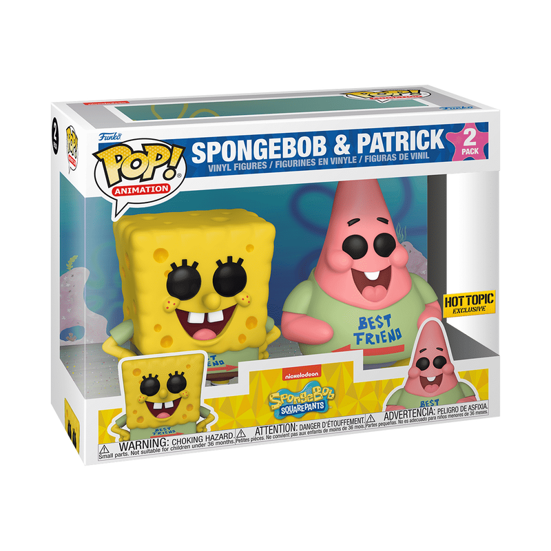 Funko Pop! Spongebob & Patrick (2-Pack)