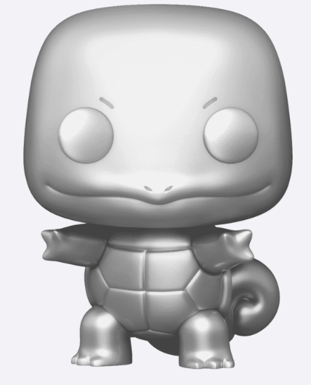Funko Pop! Games: Pokemon - Squirtle (Metallic Silver) #504