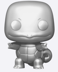 Funko Pop! Games: Pokemon - Squirtle (Metallic Silver) #504