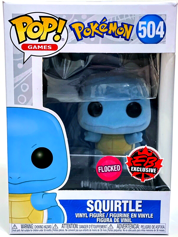 Funko Pop! Pokemon: Squirtle (Flocked) [Eb Exclusive] #504