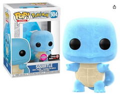 Funko POP! Games: Pokemon - Squirtle [Flocked] #504 Exclusive