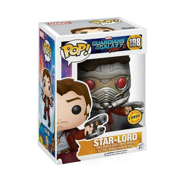 Funko Pop! Guardians of The Galaxy: Star Lord (Chase) #198