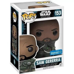 Funko Pop Star Wars Rogue One Saw Gerrera 153 Walmart Exclusive in box