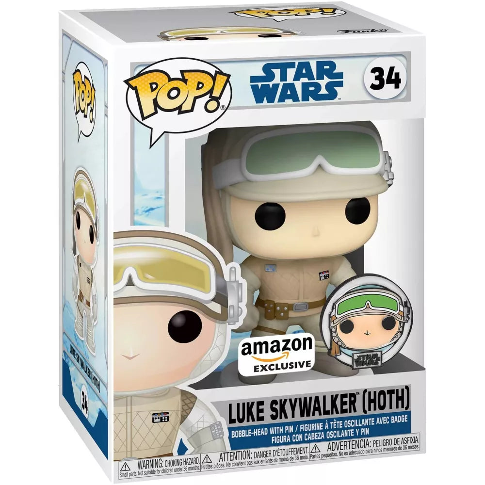 Funko Pop! Star Wars: Luke Skywalker (Hoth) (Amazon Exclusive) #34