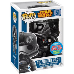 Funko Pop! Star Wars: TIE Fighter Pilot (2015 New York Comic Con) #51 (Chrome) (Box Slightly Damage)