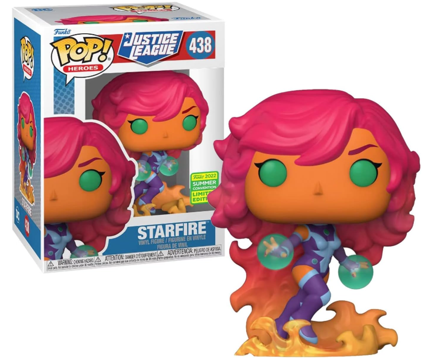 Funko POP! Heroes Justice League Starfire #438 Summer Convention 2022 Limited Edition