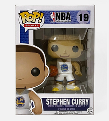Funko Pop! NBA #19 Stephen Curry White Jersey Vaulted/ Retired