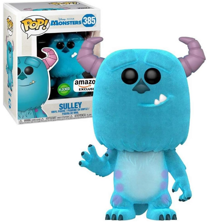 Funko Pop! Disney: Monster's Inc - Flocked Sulley #385 Amazon Exclusive