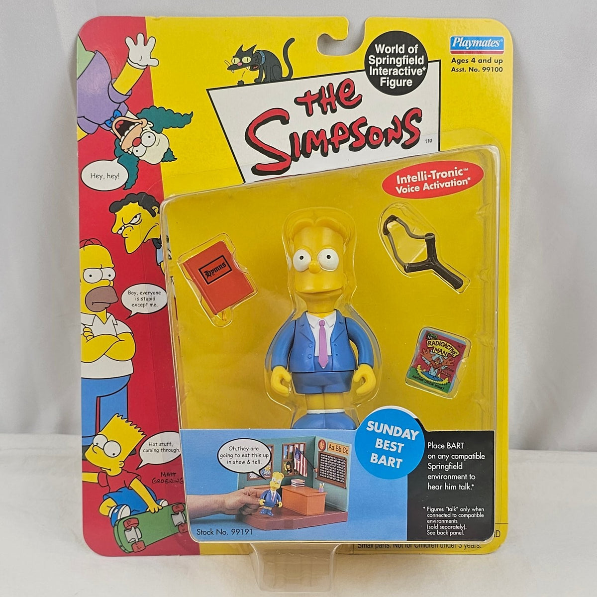 Playmates: The Simpsons - World of Springfield Interactive Sunday Best Bart