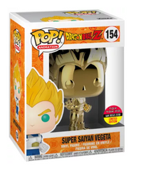 Funko Pop! Dragon Ball Z #154 Super Saiyan Vegeta (Chrome) [Toy Tokyo 2018 Limited Edition]