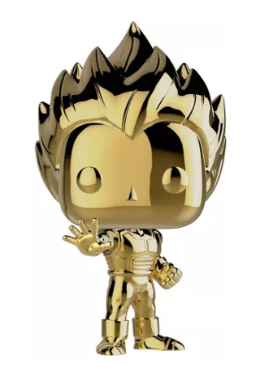 Funko Pop! Dragon Ball Z #154 Super Saiyan Vegeta (Chrome) [Toy Tokyo 2018 Limited Edition]