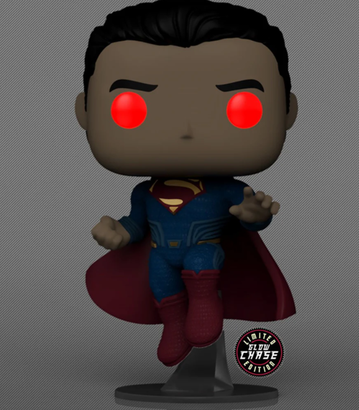 FUNKO POP! DC HEROES JUSTICE LEAGUE SUPERMAN *AAA EXCLUSIVE* #1123 GLOW CHASE