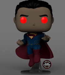 FUNKO POP! DC HEROES JUSTICE LEAGUE SUPERMAN *AAA EXCLUSIVE* #1123 GLOW CHASE