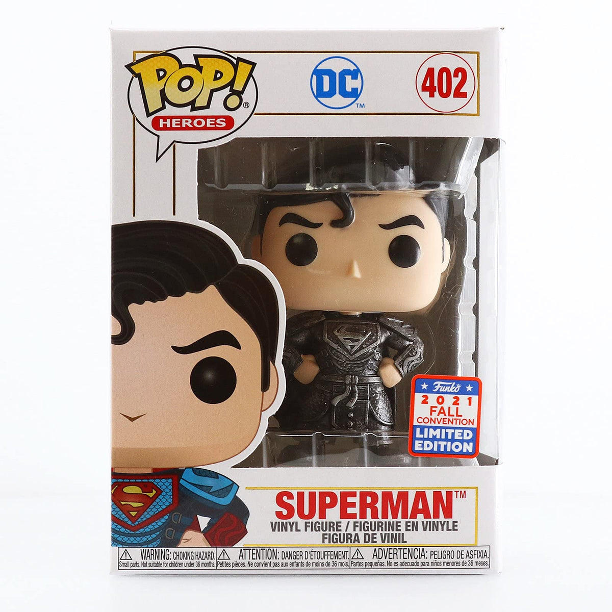 Funko Pop! DC Imperial Palace: Superman (Metallic) (2021 Summer Convention Limited Edition) #402