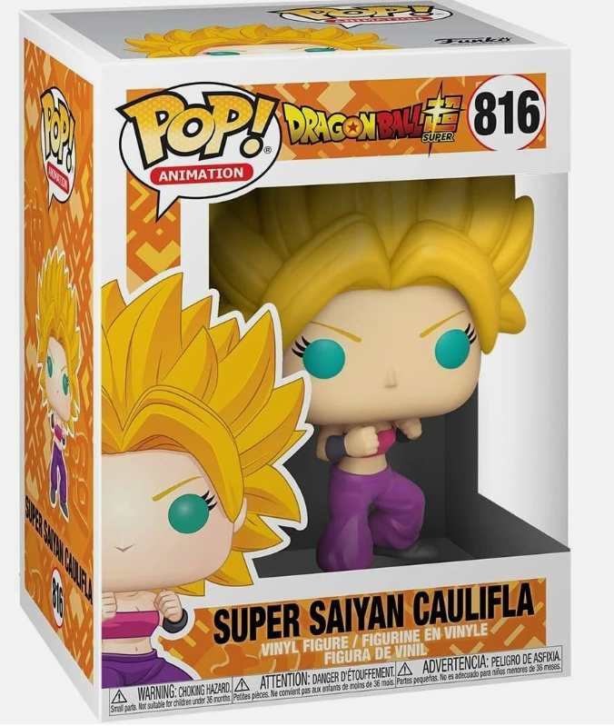 Funko Pop! Animation: Dragon Ball Super - Super Saiyan Caulifla Vinyl Figure 816