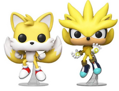 Funko Pop Sonic The Hedgehog - Super Tails & Super Silver 2 Pack (Exclusive)