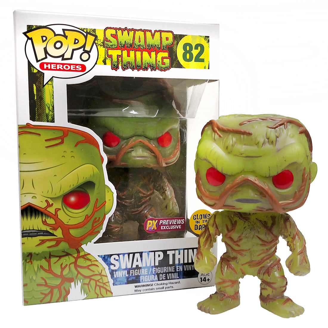 Funko Pop! Swamp Thing (Glows) [Px Previews Exclusive] #82
