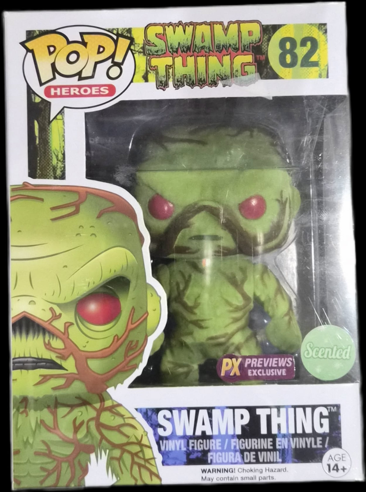 Funko Pop! DC: Swamp Thing (Flocked) (Scented) (PX Previews Exclusive) #82