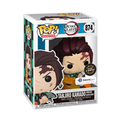 Funko Pop! Tanjiro Kamado (Glow Chase) [Galactic Toys Exclusive] #874