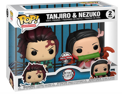 FUNKO POP! ANIMATION: DEMON SLAYER - TAJJIRO & NEZUKO KAMADO 2 PACK [SPECIAL EDITION EXCLUSIVE]