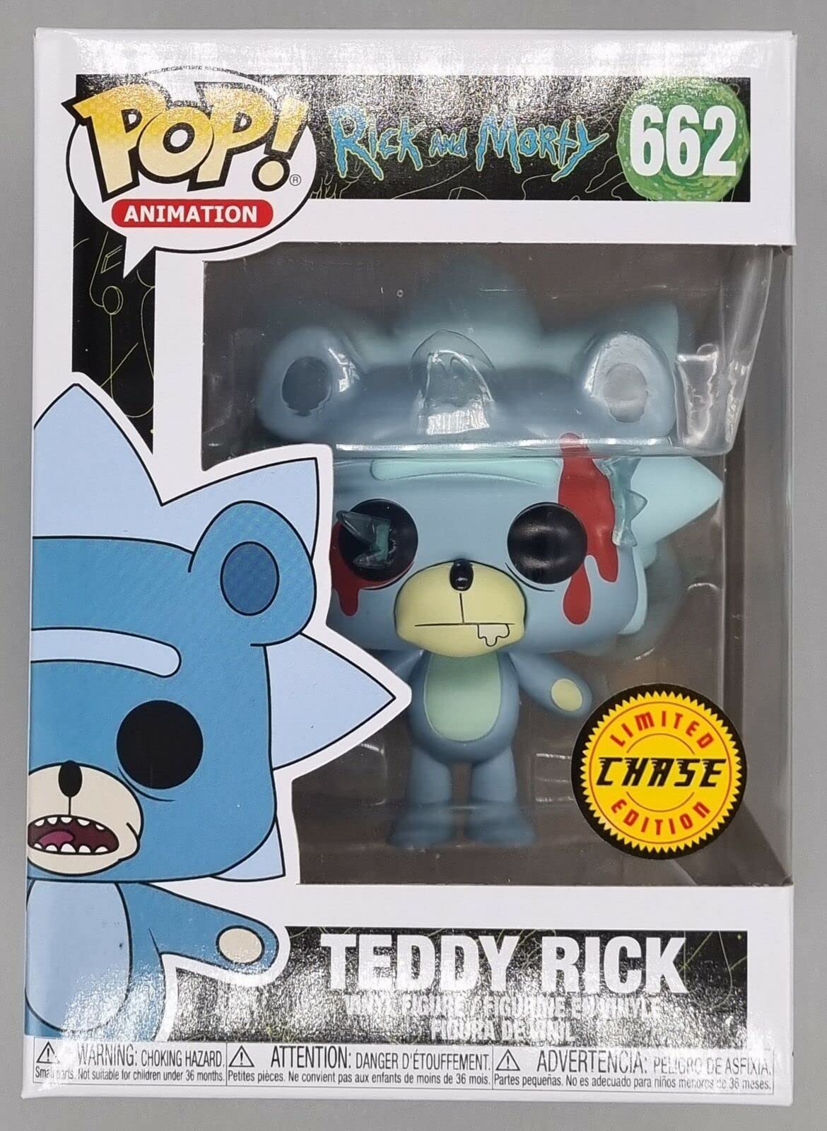 Funko Pop! Rick and Morty: Teddy Rick (Chase) #662