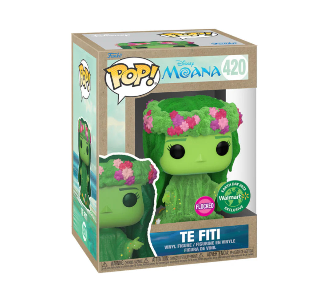 Funko Pop! Moana: Te Fiti (Flocked) [Walmart 2022 Earth Day Exclusive] #420