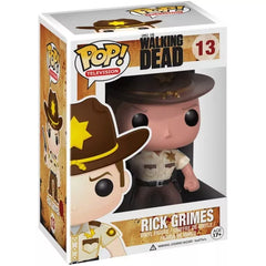 Funko Pop! The Walking Dead: Rick Grimes #13 (Sun Damage & Rip on Corner )