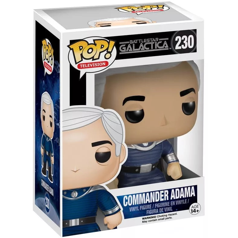 Funko Pop! Battlestar Galactica: Commander Adama #230 (minor marks on screen)