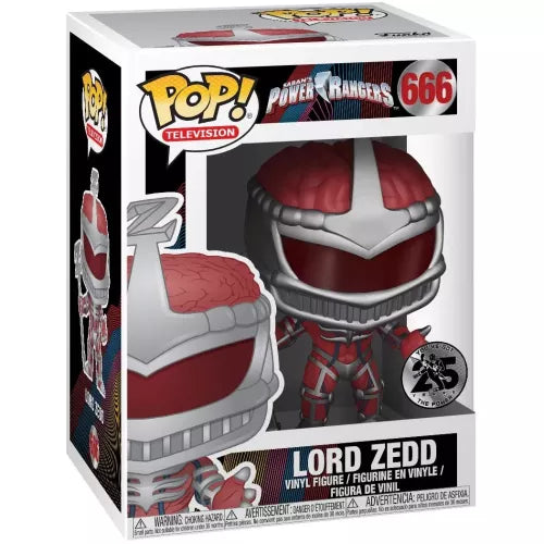 Funko Pop! Power Rangers Lord Zedd 25th Anniversary #666 in retail box