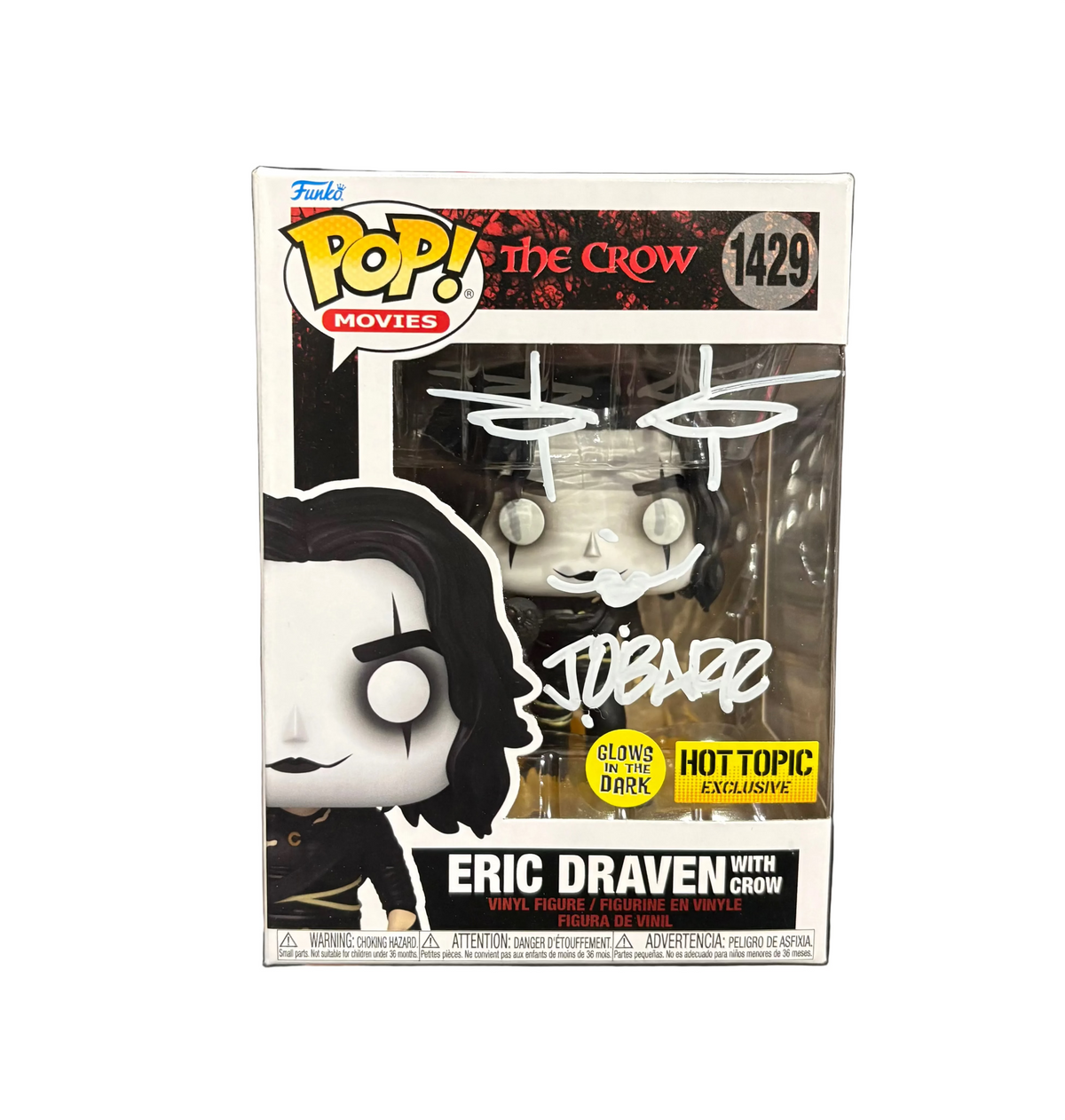Funko Pop! The Crow: Eric Draven (Signed by James O'Barr) #1429